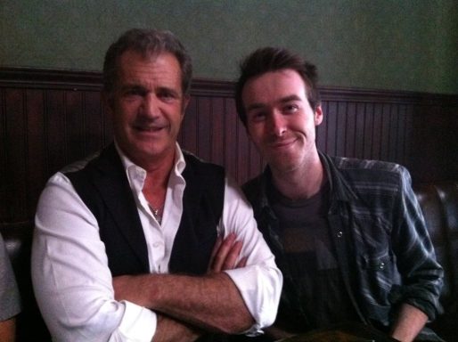 Mel Gibson and my Son Max in Hollywood 