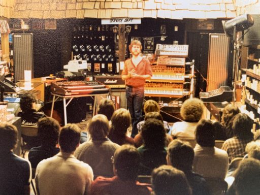 On the Road in 80's selling Prophet V's