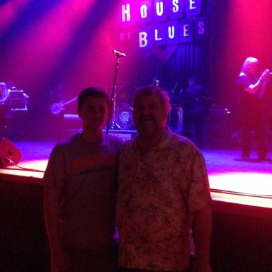 In front of the stage, House of Blues